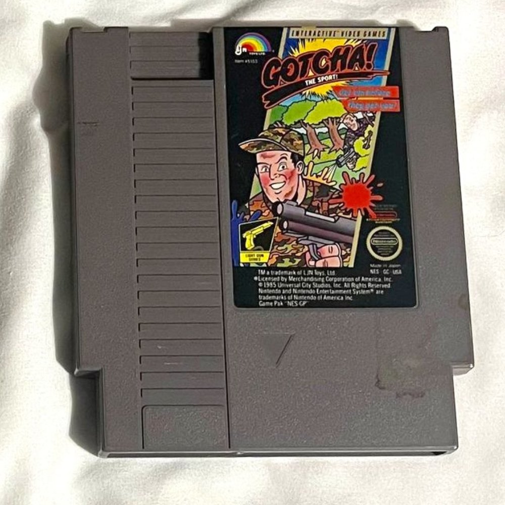 GOTCHA: THE SPORT - Nintendo (Authentic) NES Game